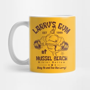 Larry's Gym At Mussel Beach Mug